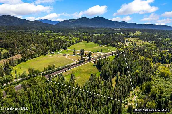 36 Acres of Recreational Land with Home for Sale in Sagle, Idaho