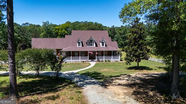 10.5 Acres of Land with Home for Sale in Newnan, Georgia