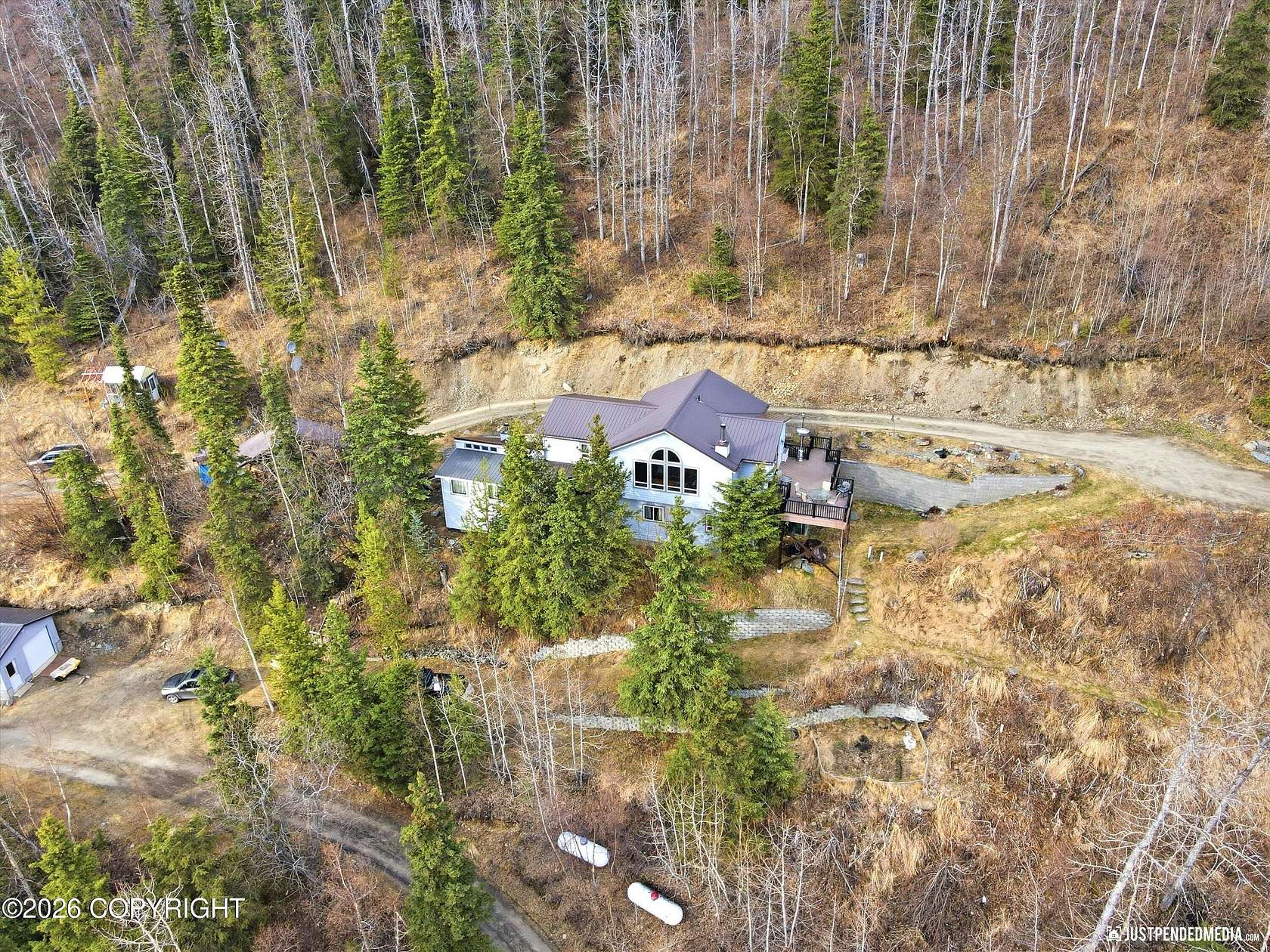 2.84 Acres of Land with Home for Sale in Chugiak, Alaska