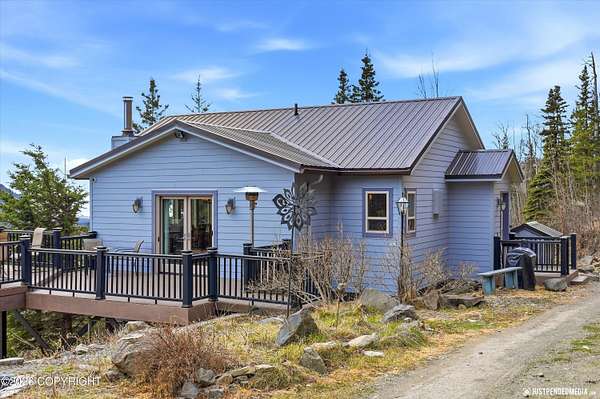2.84 Acres of Land with Home for Sale in Chugiak, Alaska