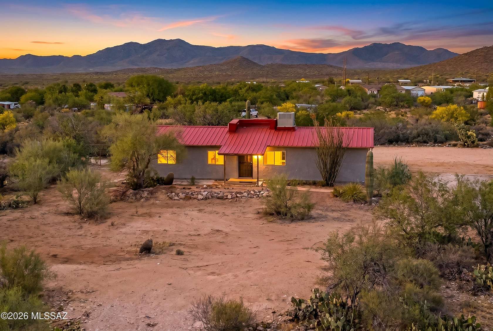 2.5 Acres of Land with Home for Sale in Saddle Brooke, Arizona