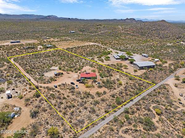 5 Acres of Land with Home for Sale in Saddle Brooke, Arizona