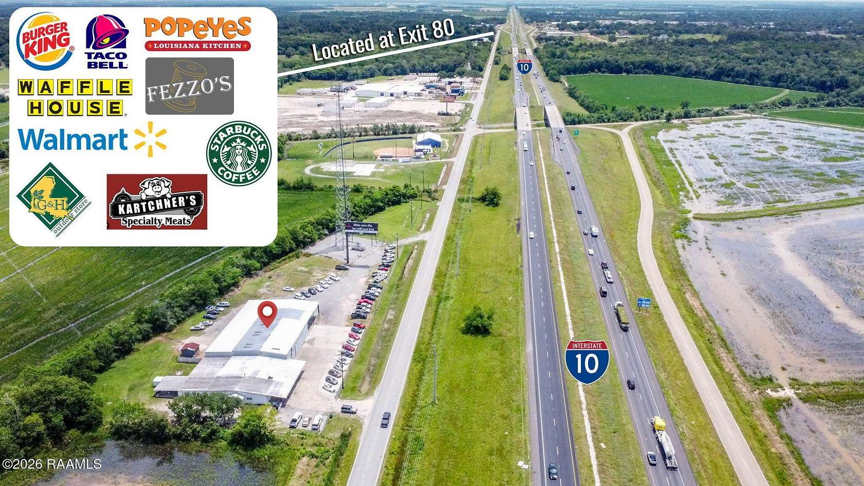 3.6 Acres of Improved Mixed-Use Land for Sale in Crowley, Louisiana
