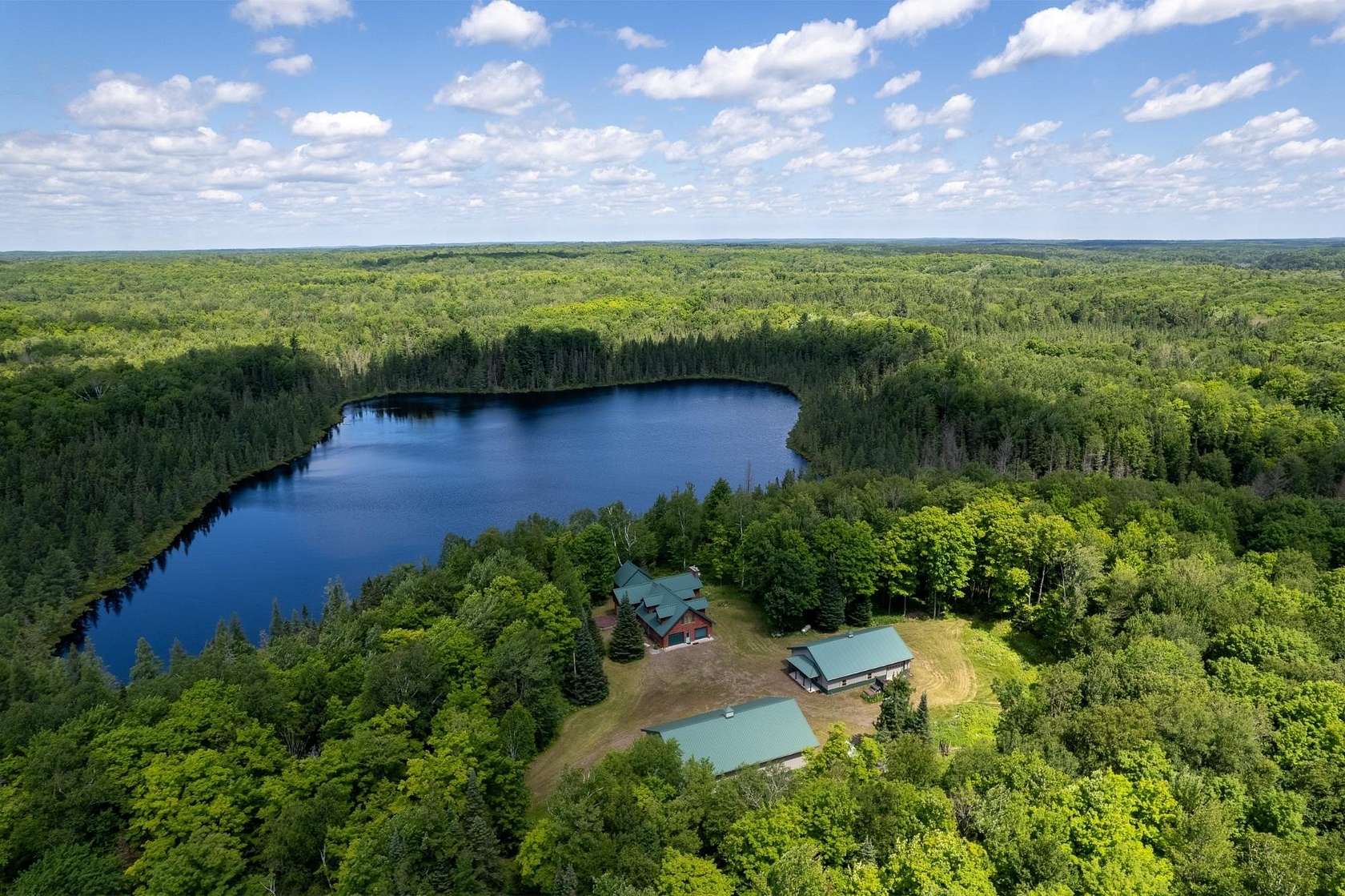 225 Acres of Recreational Land with Home for Sale in Presque Isle, Wisconsin