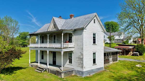 2 Acres of Land with Home for Sale in Falling Spring, West Virginia
