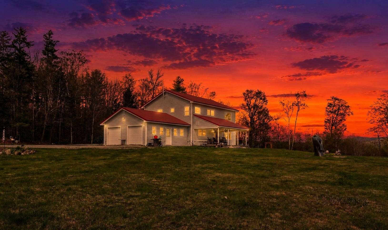 76 Acres of Land with Home for Sale in Lempster, New Hampshire