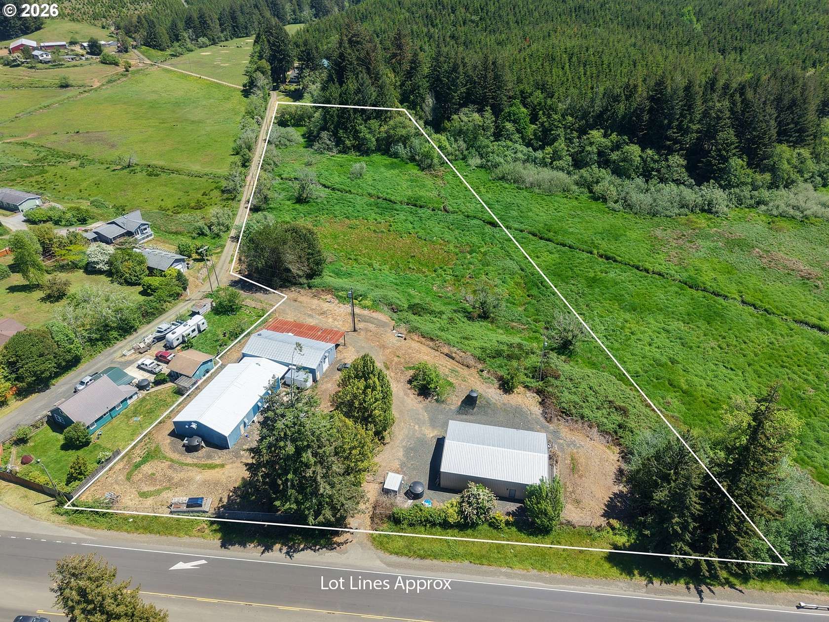 5.49 Acres of Agricultural Land for Sale in Coos Bay, Oregon