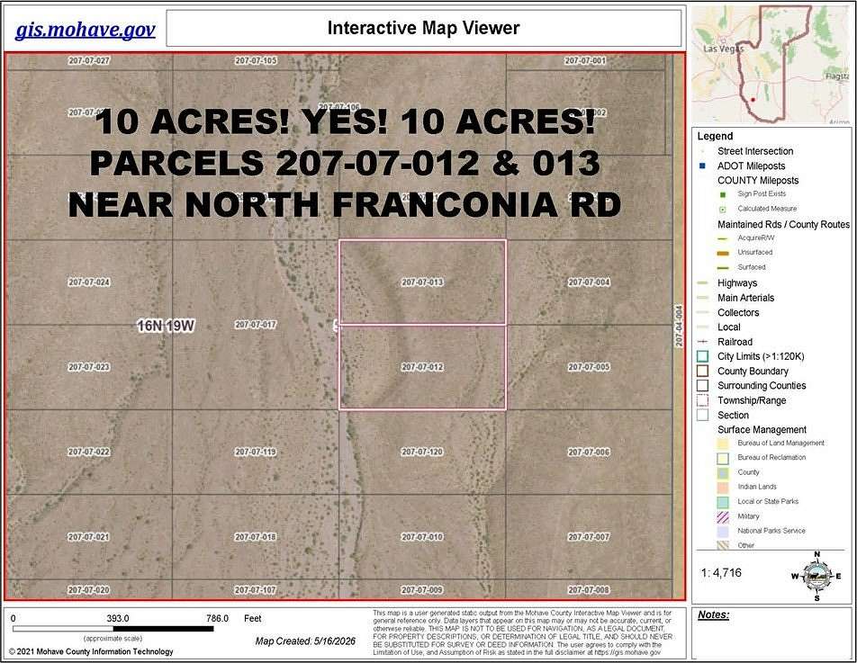 10 Acres of Land for Sale in Topock, Arizona