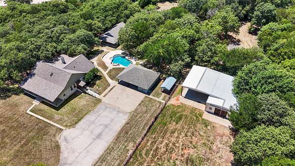 12.5 Acres of Land with Home for Sale in Granbury, Texas