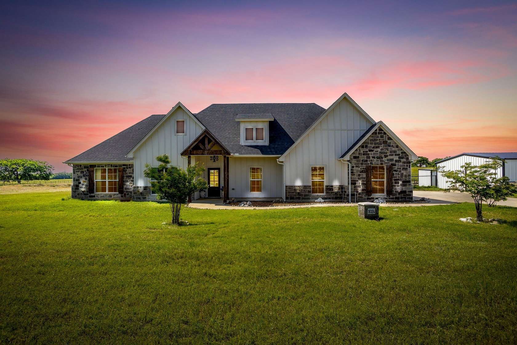 3.39 Acres of Land with Home for Sale in Poolville, Texas