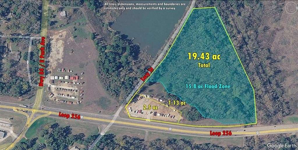 19.4 Acres of Commercial Land for Sale in Palestine, Texas