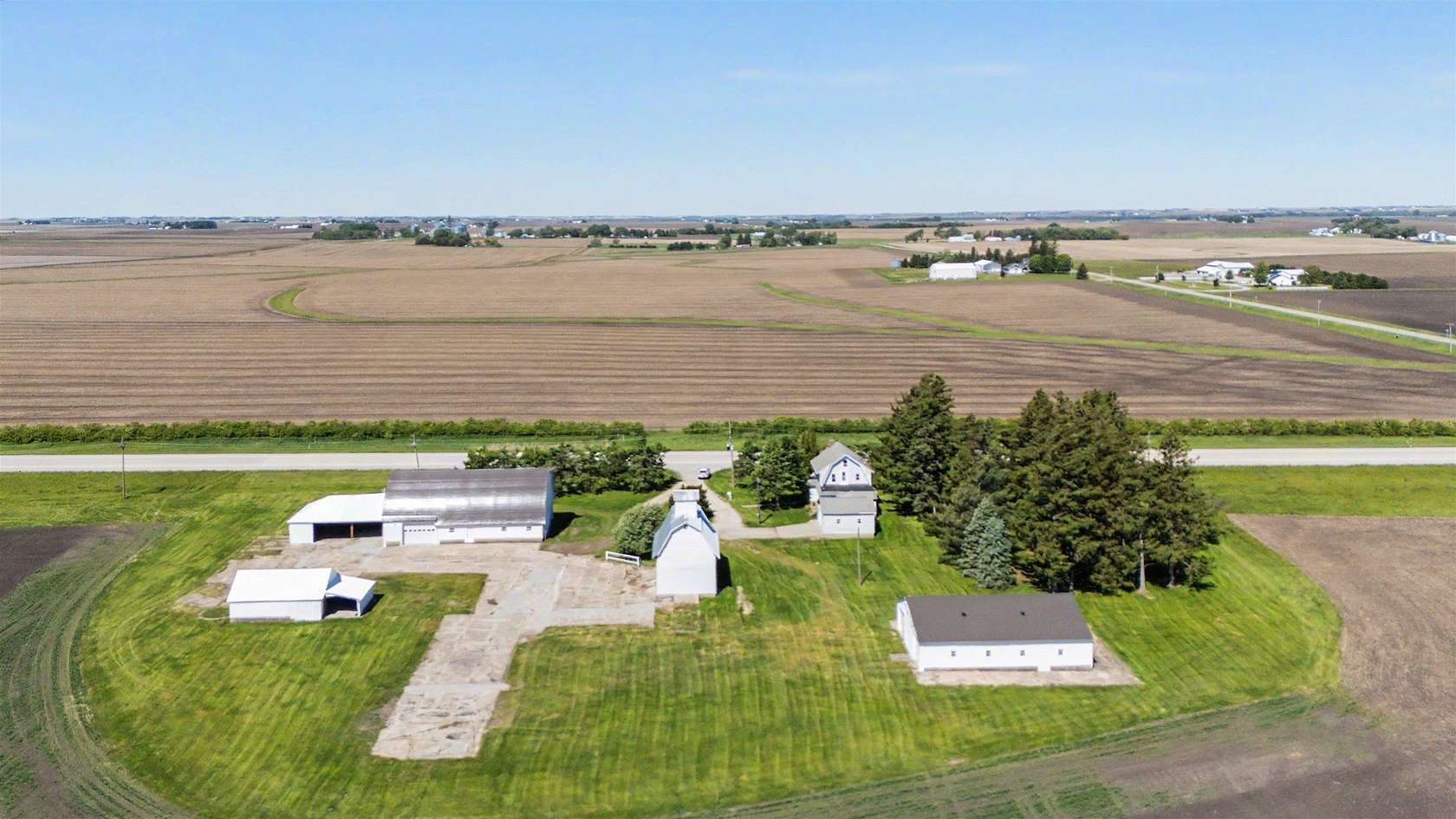 3.42 Acres of Land with Home for Sale in Hudson, Iowa