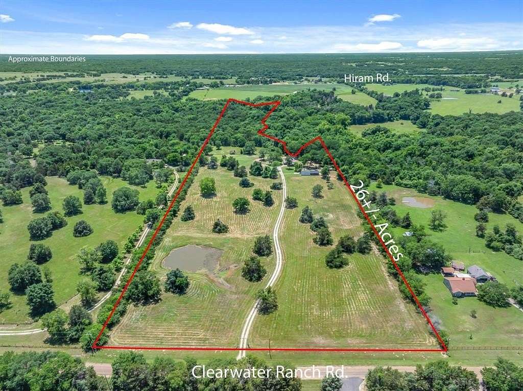 27 Acres of Recreational Land with Home for Sale in Wills Point, Texas