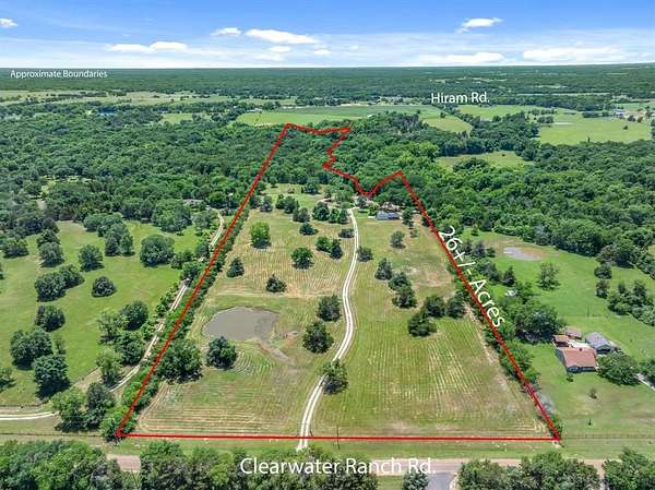 27 Acres of Recreational Land with Home for Sale in Wills Point, Texas