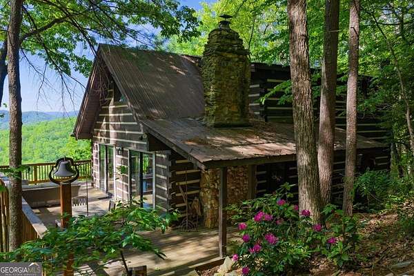 16.6 Acres of Recreational Land with Home for Sale in Ellijay, Georgia
