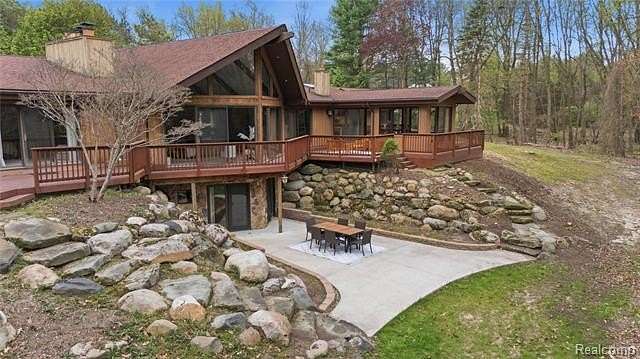 11.4 Acres of Land with Home for Sale in Ortonville, Michigan
