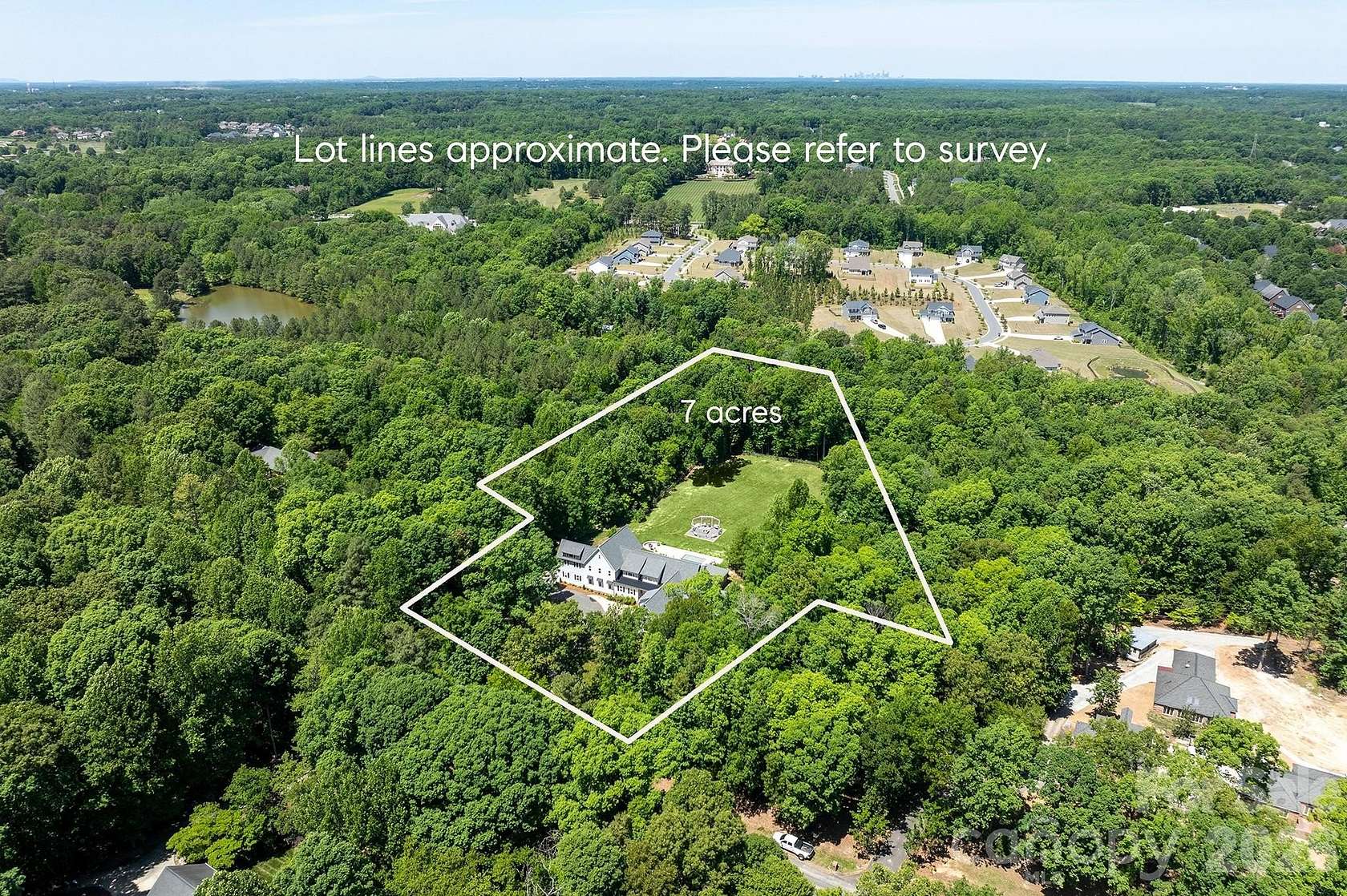 7 Acres of Land with Home for Sale in Waxhaw, North Carolina