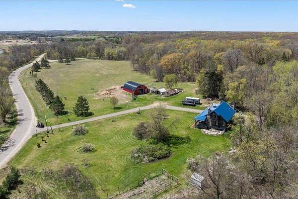33 Acres of Agricultural Land with Home for Sale in Browerville, Minnesota