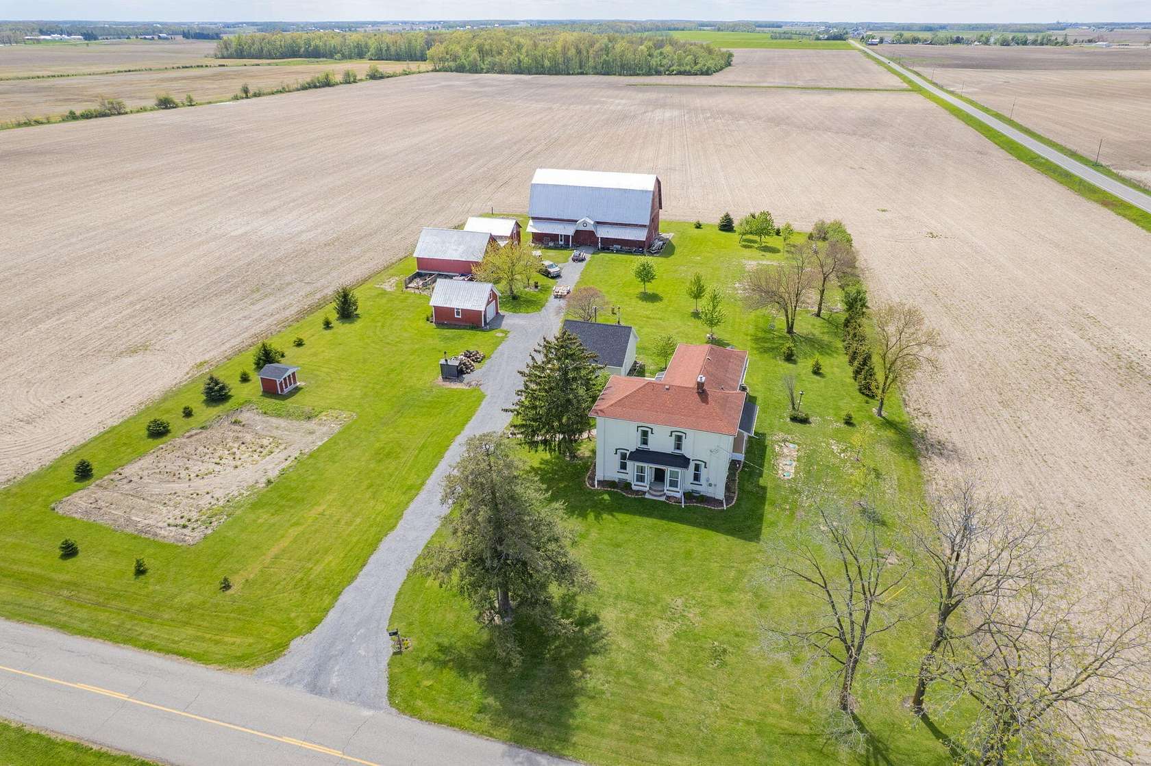 2.24 Acres of Land with Home for Sale in Morenci, Michigan