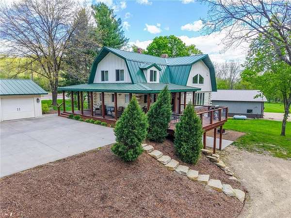 9.36 Acres of Land with Home for Sale in Lake City, Minnesota