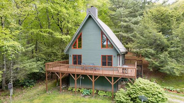 1.5 Acres of Land with Home for Sale in Cullowhee, North Carolina