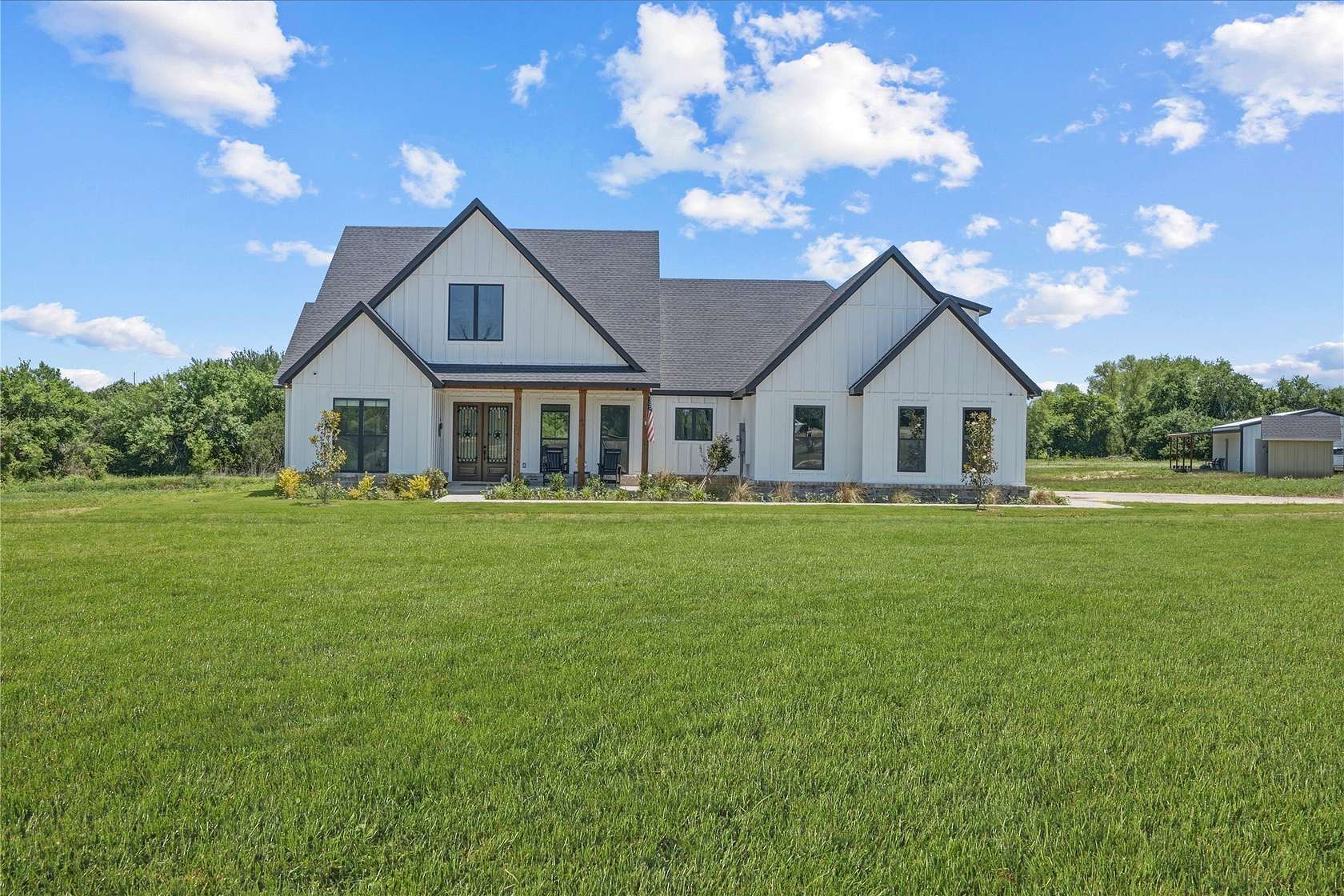10.1 Acres of Recreational Land with Home for Sale in Rio Vista, Texas