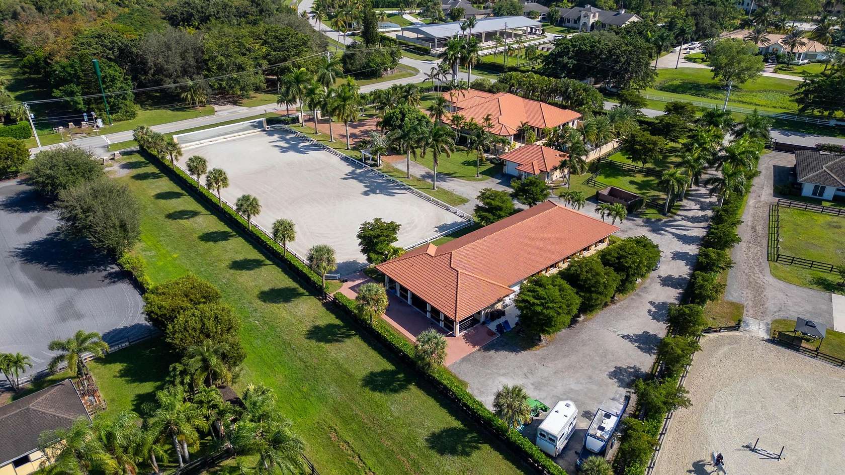 2 Acres of Land with Home for Lease in Wellington, Florida