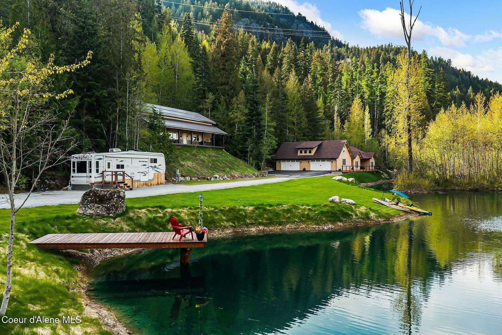 5.76 Acres of Land with Home for Sale in Sandpoint, Idaho