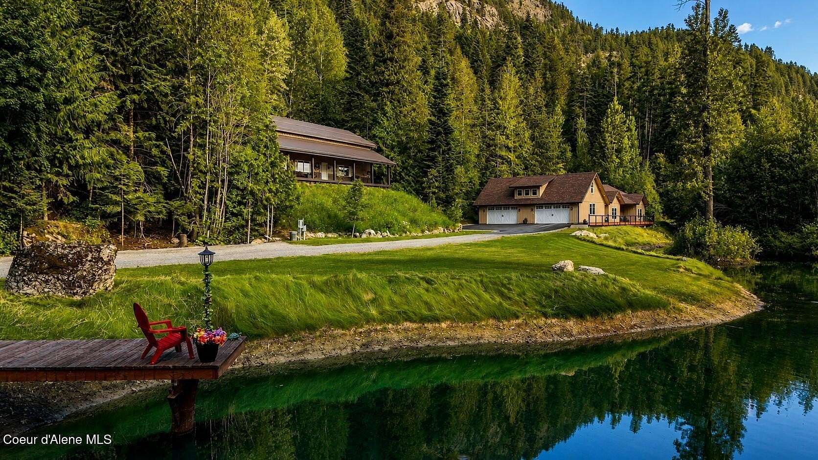 5.76 Acres of Land with Home for Sale in Sandpoint, Idaho