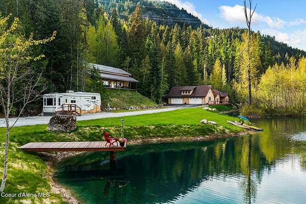 5.76 Acres of Land with Home for Sale in Sandpoint, Idaho