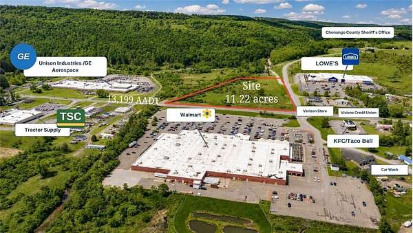 11.2 Acres of Commercial Land for Sale in Norwich, New York