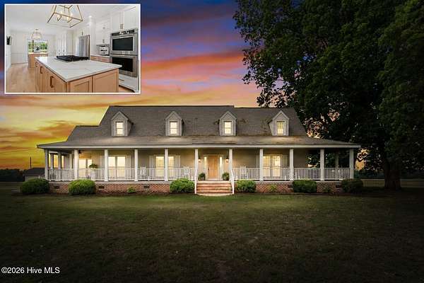 3.6 Acres of Land with Home for Sale in Rocky Mount, North Carolina