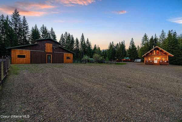 20 Acres of Land with Home for Sale in Clark Fork, Idaho