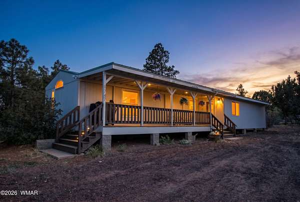 3.5 Acres of Land with Home for Sale in Show Low, Arizona