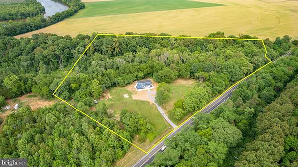 10 Acres of Land with Home for Sale in Fredericksburg, Virginia