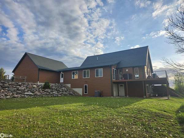 10.3 Acres of Recreational Land with Home for Sale in Forest City, Iowa