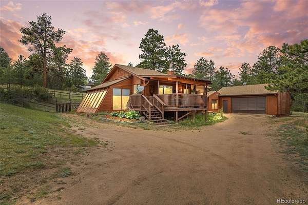 2.5 Acres of Land with Home for Sale in Bailey, Colorado