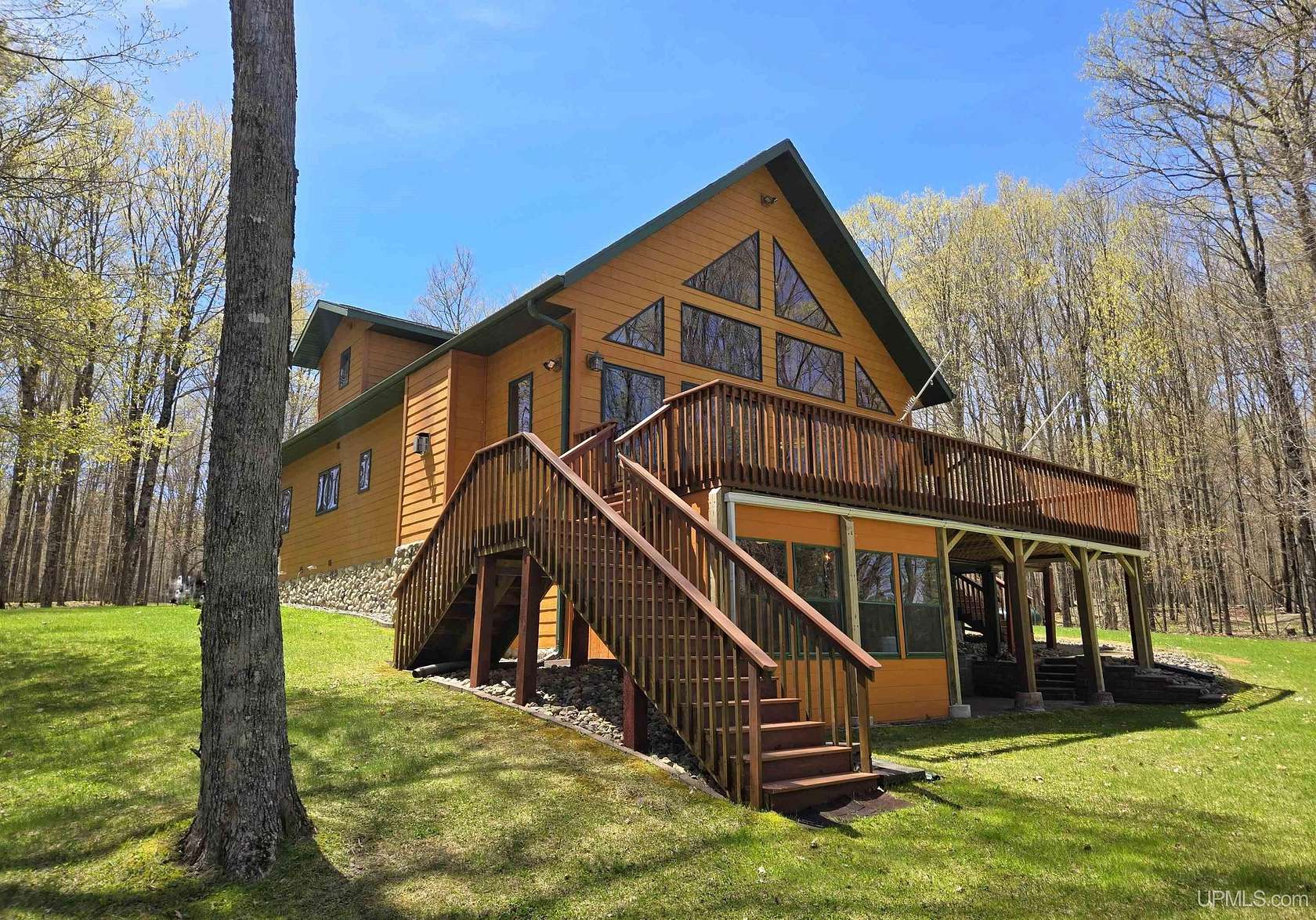12.8 Acres of Land with Home for Sale in Iron River, Michigan