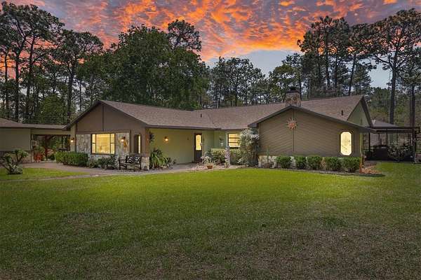 3.63 Acres of Land with Home for Sale in Weeki Wachee, Florida