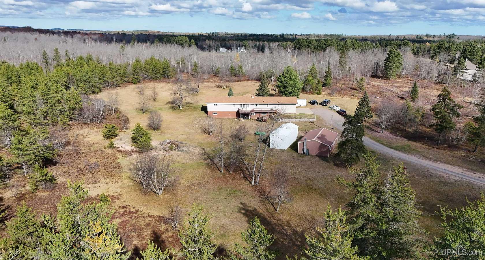 10 Acres of Land with Home for Sale in Gwinn, Michigan