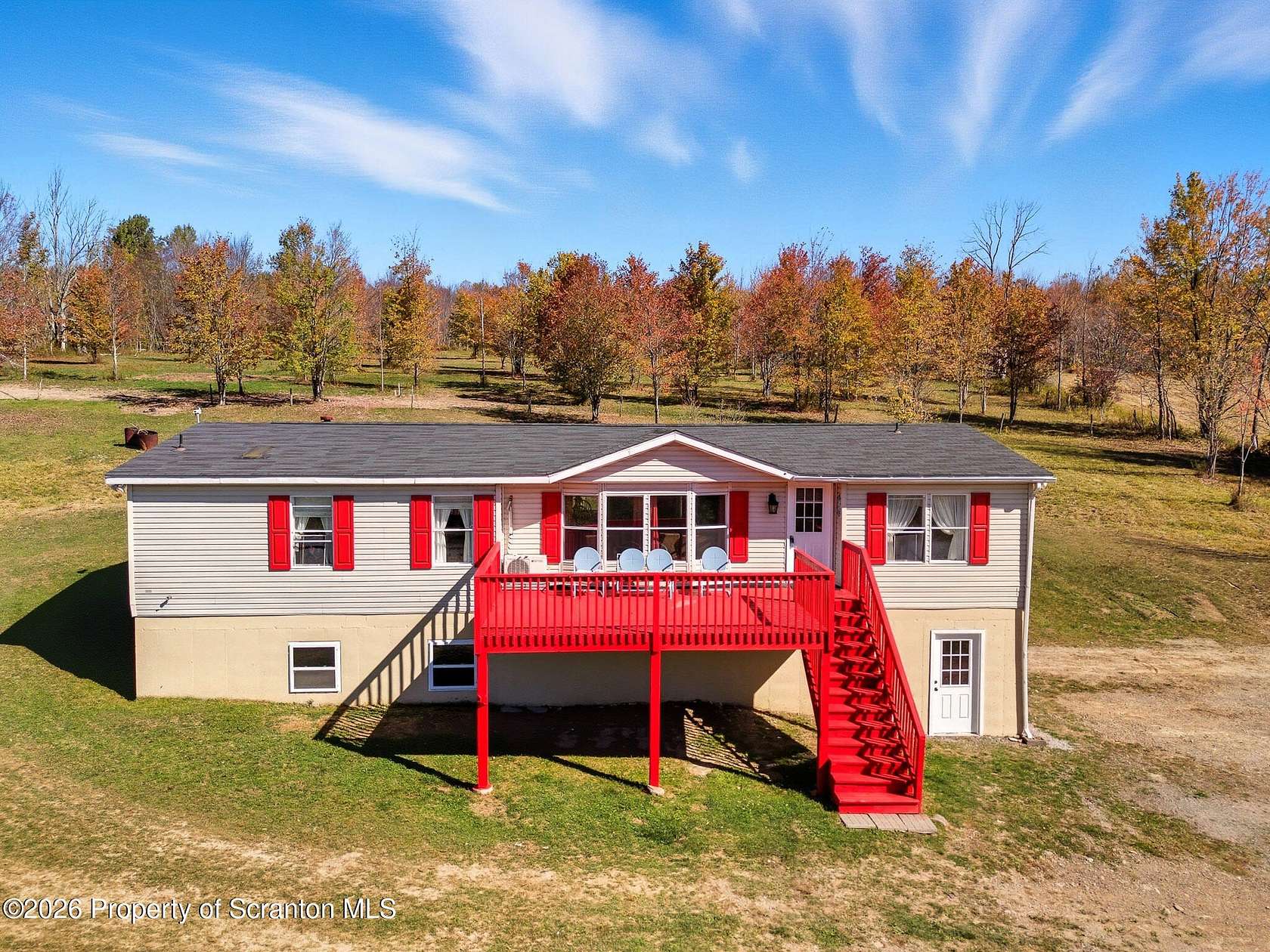 41.4 Acres of Land with Home for Sale in Clifford Township, Pennsylvania