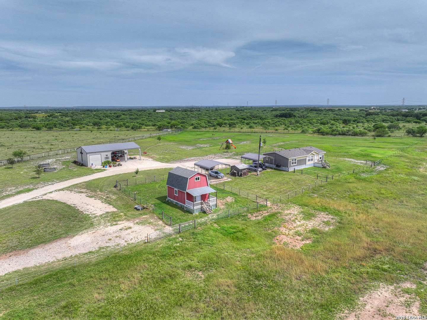 10 Acres of Land with Home for Sale in Seguin, Texas