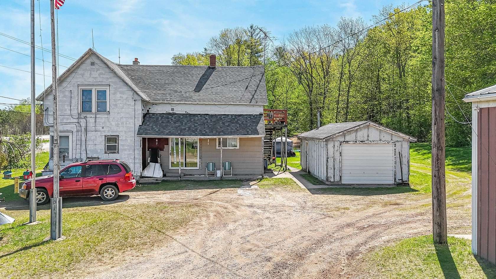 41 Acres of Recreational Land with Home for Sale in Hortonville, Wisconsin