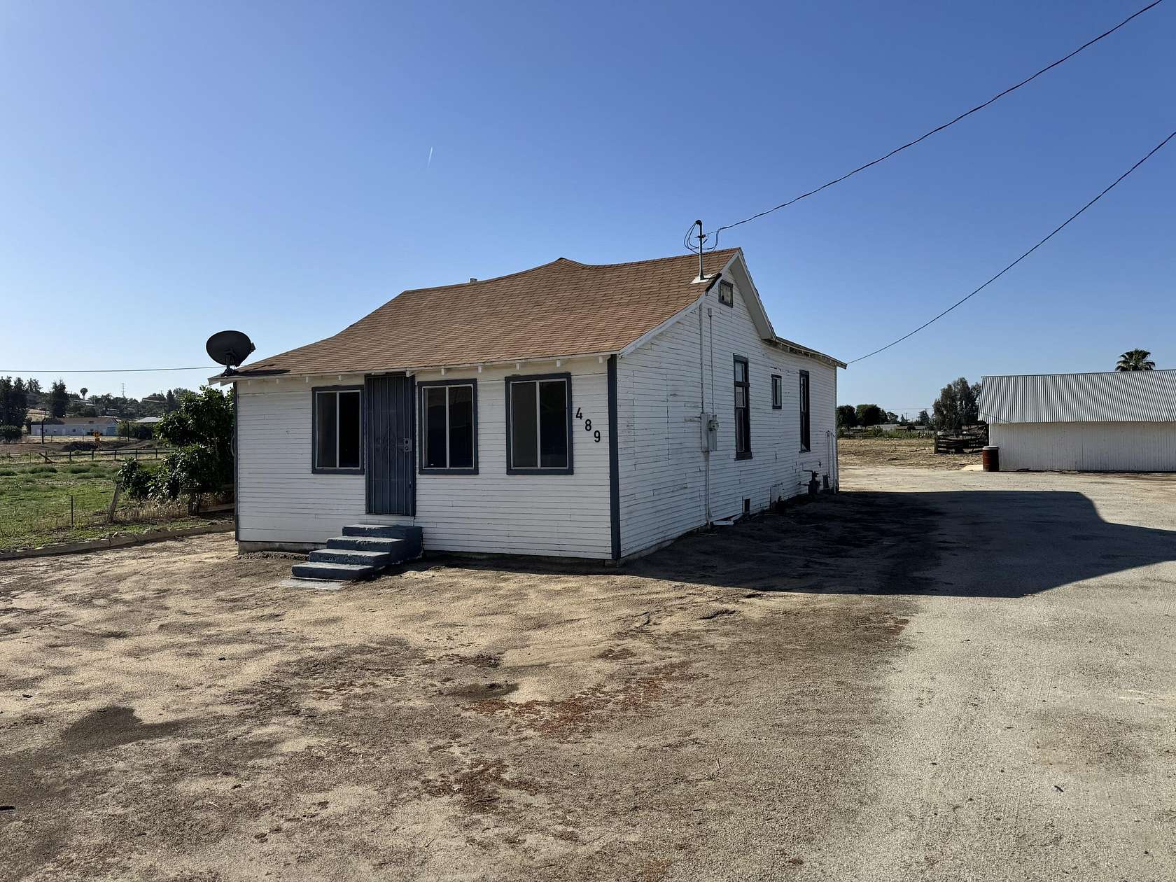 4.19 Acres of Land with Home for Sale in Porterville, California
