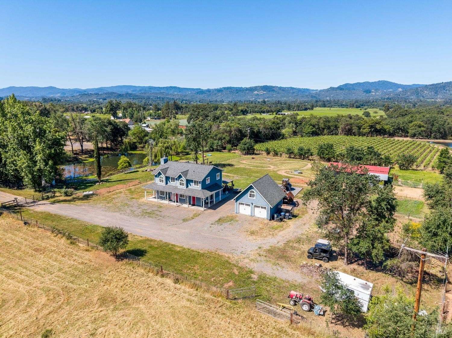 2.35 Acres of Land with Home for Sale in Redwood Valley, California