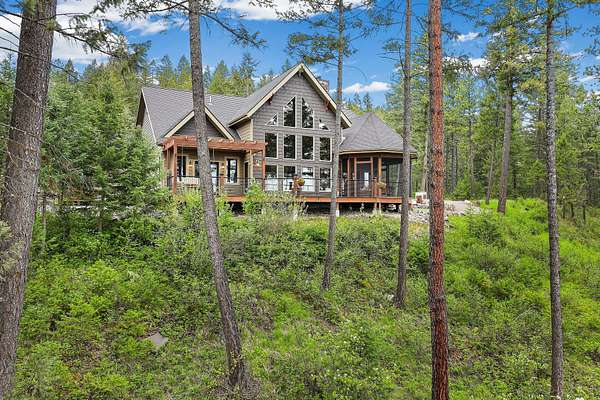 9.7 Acres of Land with Home for Sale in Lakeside, Montana