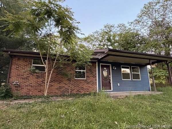 3.55 Acres of Land with Home for Sale in Palmyra, Indiana