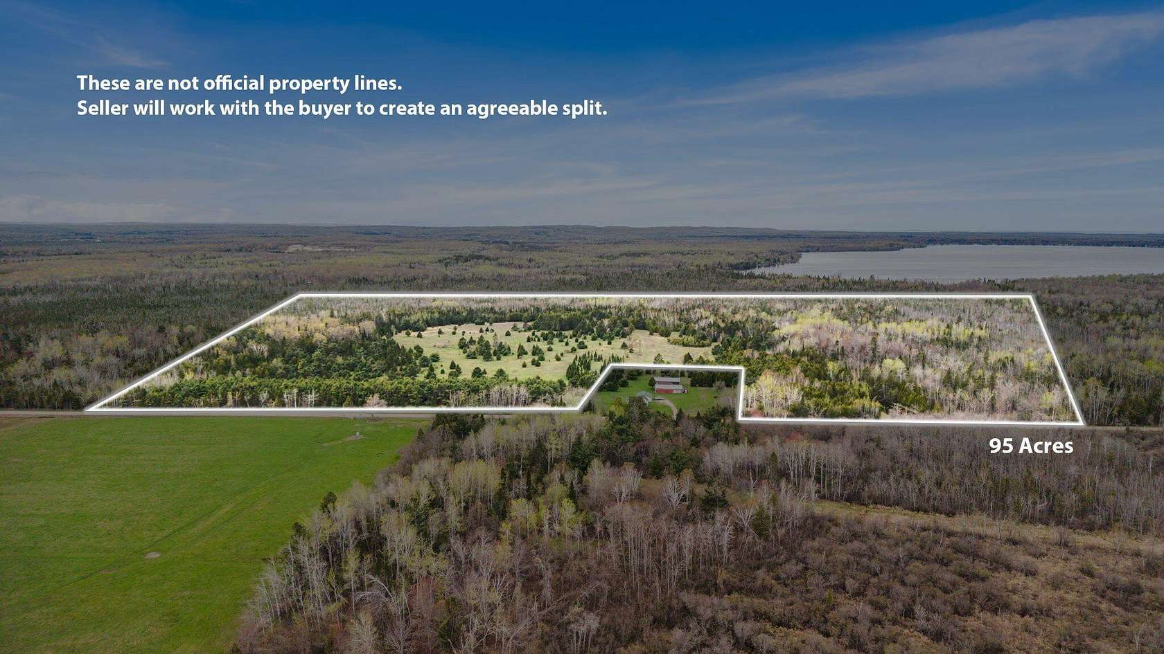 95 Acres of Recreational Land for Sale in Levering, Michigan