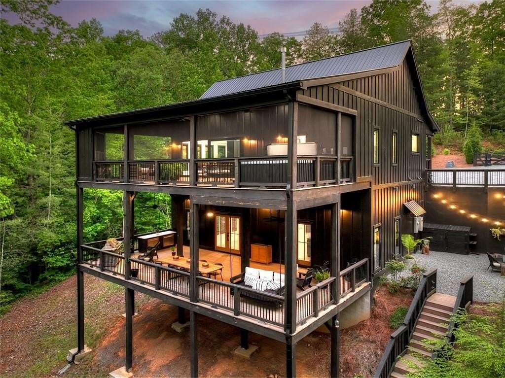 4.5 Acres of Land with Home for Sale in Ellijay, Georgia