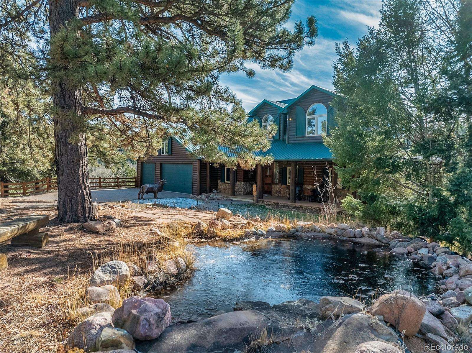 35.3 Acres of Recreational Land with Home for Sale in Florissant, Colorado